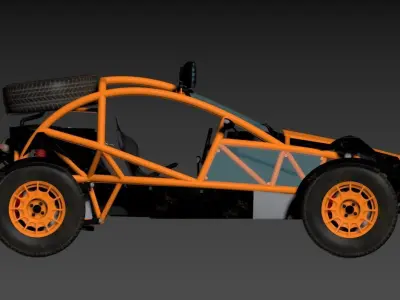 3D model of an off-road vehicle 3D model