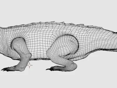 Little Lizard  Low-poly 3D model