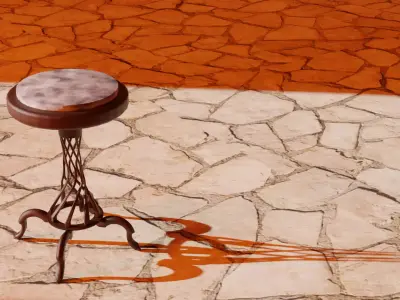 Small Table Free 3D model