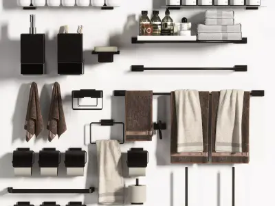 Bathroom Accessories Vol02 3D model