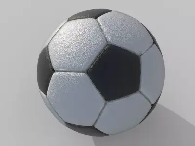 Soccer ball Football Sports equipment Ball 3D model