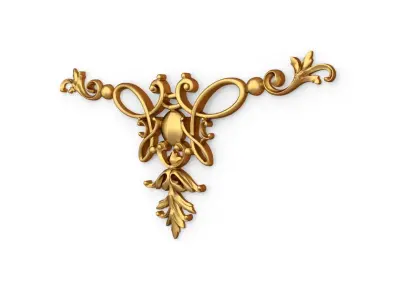 Classic decor ornament 322 3D model