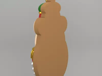 Christmas Gingerbread Cookie 3D print model