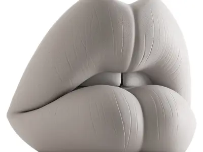 Sculpture Lips 3D model