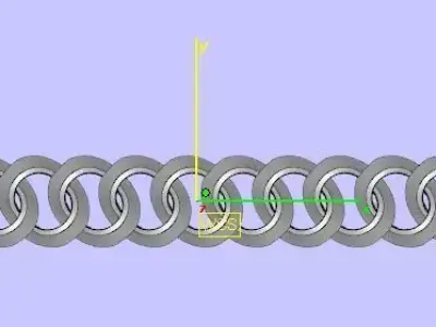 PURELY BEAUTIFUL PLAIN GOLD CUBAN LINK NECKLACE CHAIN 3D print model