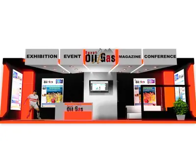 Booth Exhibition Stand a631b 3D model