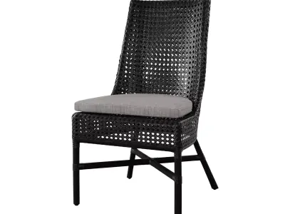 Maluku dining chair 3D model