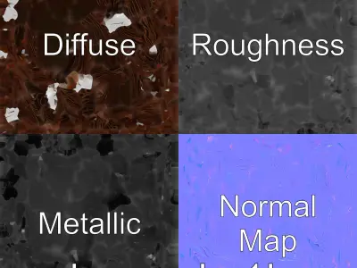 Bird Nest Lamp with LED Branches and Egg Bulbs Low-poly 3D model