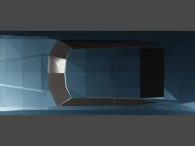 3D Chevrolet Impala SS427 Low Poly Low-poly 3D model