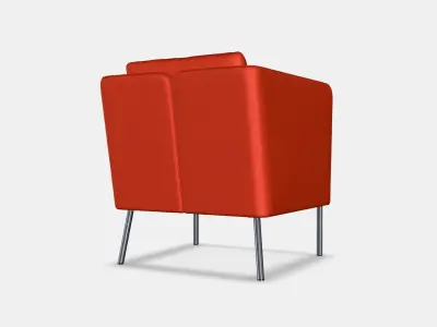 EKERO Armchair 3 Low-poly 3D model