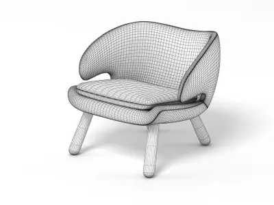 Finn Juhl Pelikan Chair 3D model