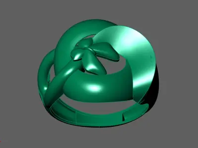 Plain Ring Women Ready STL 3DM Models Womens Rings 3D models 3D print model 6