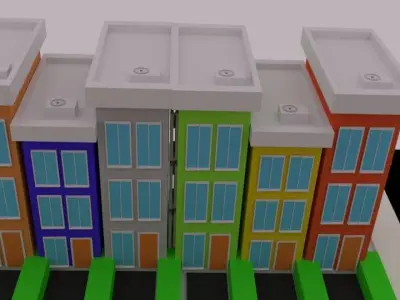 implePoly Urban - Low Poly Assets Low poly 3D Models Low-poly 3D model