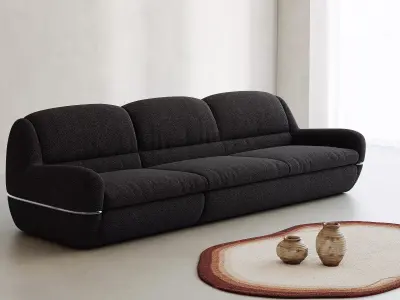 Parisian interior scene 3D model