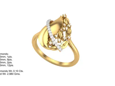 Full Pendent Set Like as Pendant Earring and Ring 3D print model buy