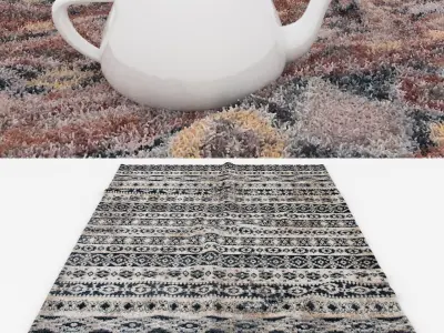 Rugs No 579 Low-poly 3D model