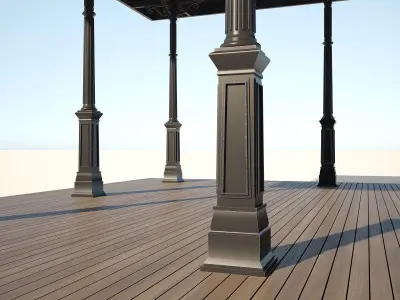 Classic Pergola 3D model