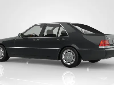 Mercedes Benz S 600 - W140 3D model