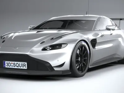 Aston Martin Vantage GT8R 2021 3D model