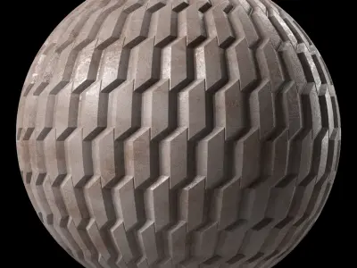 Stone Wall Materials 98- Decorative Pattern - Pbr 4k Seamless Texture