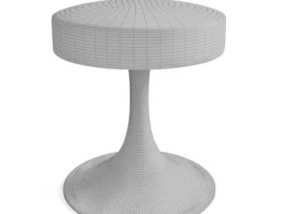 Chahan Tourbillon Bronze Stool 3D model