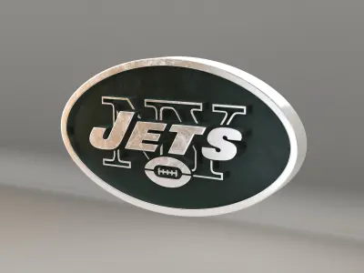 NFL New York Jets Logo 3D model
