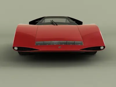 Fiat Abarth 2000 Scorpione 3D model