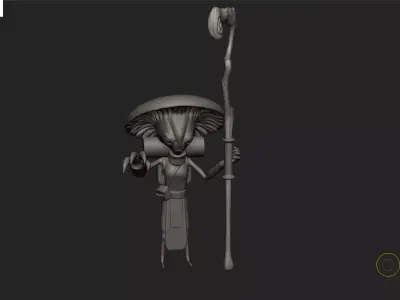 Mushroom man 3D model
