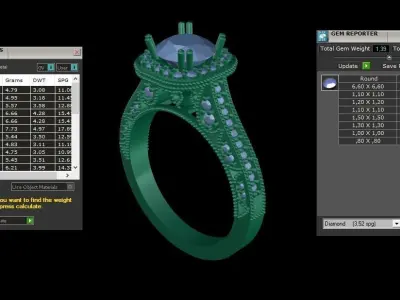 ring code 150 3D print model