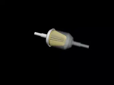 fuel filter 3D model