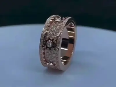 Ring rotates gears  3D print model
