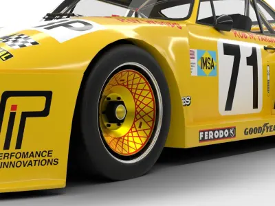 Porsche 935 Le Mans 1979 Barbour Racing 3D model