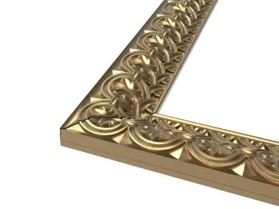 carved frame 3D model 58