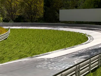 Nurburgring Nordschleife - Karusell 3D model