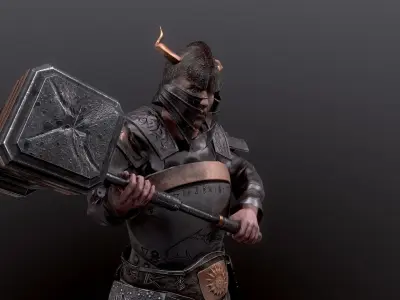 Dragon Gnom Low-poly 3D model