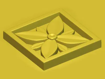 Rosette 02  3D model