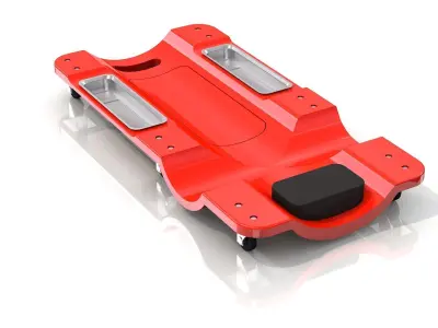 Car Creeper Garage 3D model