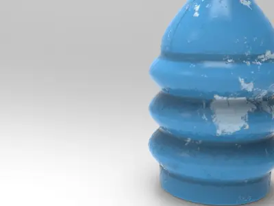Stra Vase Low-poly 3D model