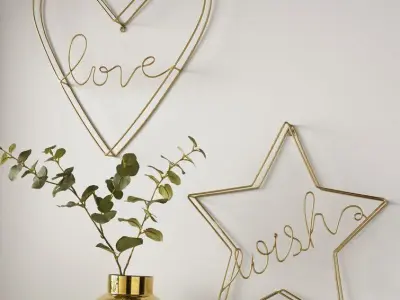 Wish Wire Wall Decor 3D model