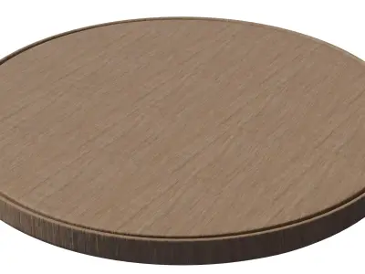 Rustic wooden pizza board-4K pbr texture- high-poly prop 3D model