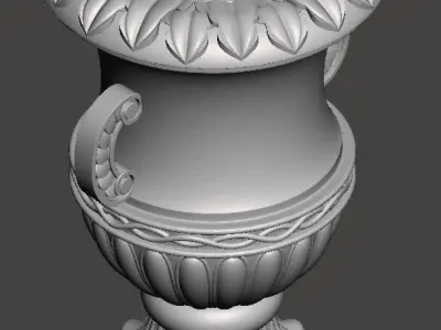 WoodCarving detail - 3d model for CNC - WCCFC0S 3D model