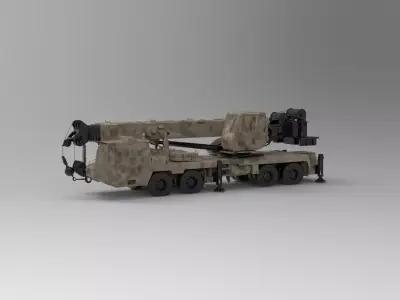 Crane Truck 3D print model