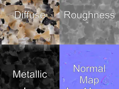 Langur Monkey 3D Model with Textured Detail Low-poly 3D model