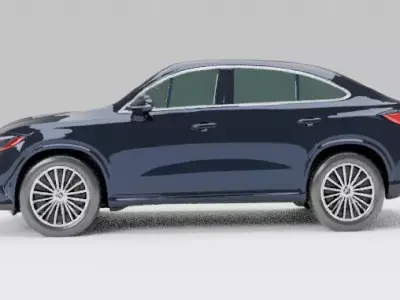 Mercedes-Benz GLC 200 Coupe High-Poly Exterior  3D model