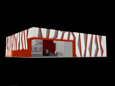 Exhibition - Area - 19X221-3DMAX2009-011 3D model