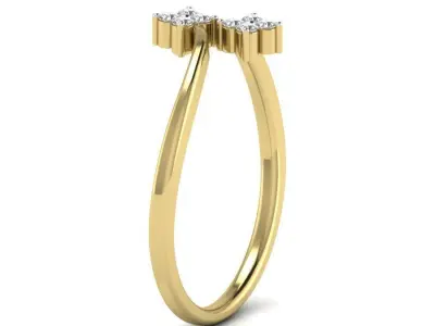 Women ring 3dm Render details 3D print model