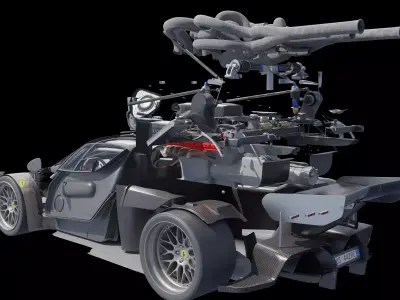 Ferrari Enzo Sport Car 3D model