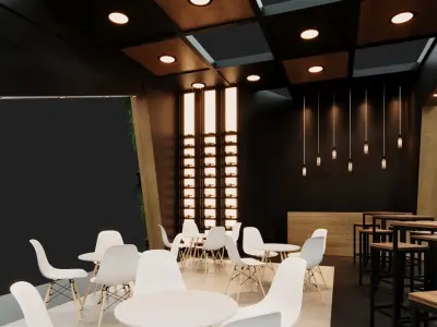 Exhibition Stand - 12m x 6m 3D model 3D model 3D model