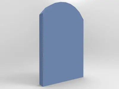 Tombstone 2 old gravestone Free low-poly 3D model