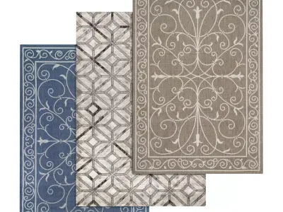Rug Set 1678 3D model